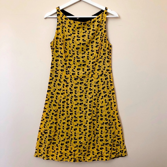 ❌ Lined Spring/Summer Dress w/ Cats Print - Picture 1 of 7